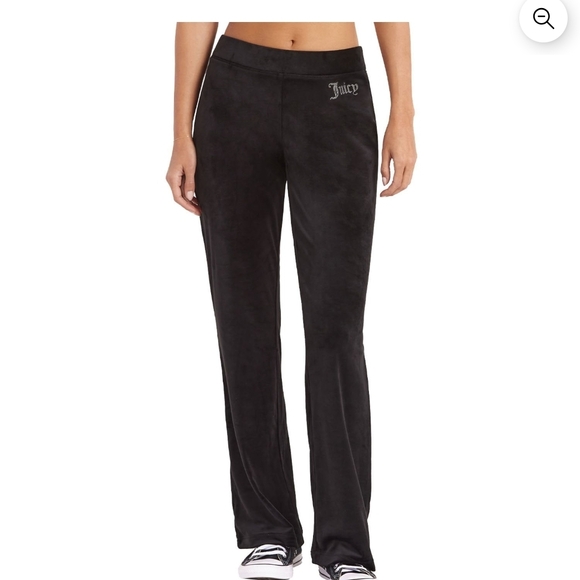 Juicy Couture Black Velour Tracksuit - Picture 7 of 7